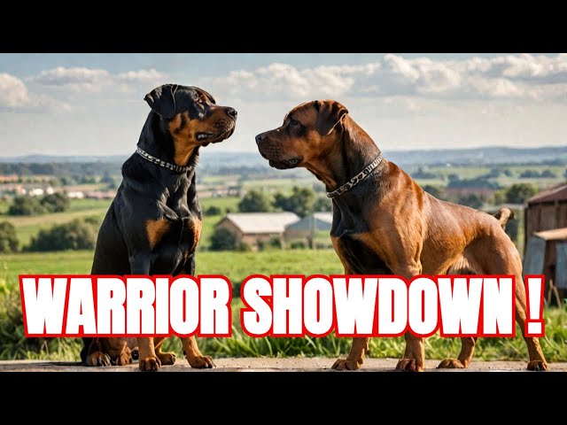 rottweiler vs rhodesian ridgeback ultimate breed showdown