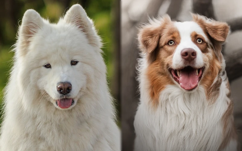 samoyed australian shepherd mix unveiling the ultimate pooch